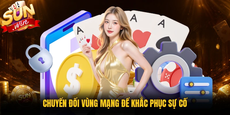 Kiểm tra kết nối khi không vào được Sunwin
